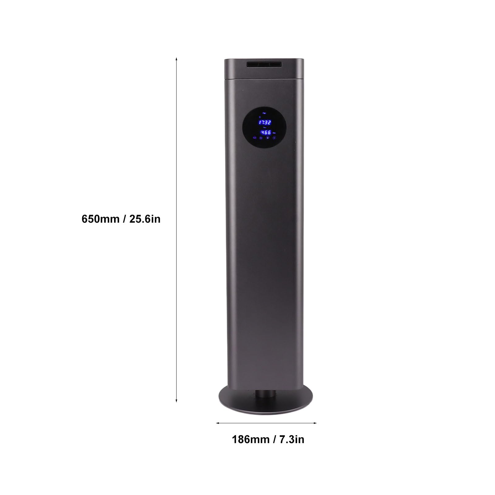 Diffusore di Oli Essenziali di Grande capacità, Design a Colonna da Pavimento, Macchina per Aria Profumata da 1,5 Litri, con Funzione Timer per Casa, Hotel, Ufficio(EU 100-240 V)