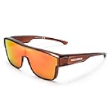 ROCKBROS Polarized Fit Over Glasses Sunglasses 100% UV400 Protection for Men Women,Wrap Around Sunglasses for Driving Cycling