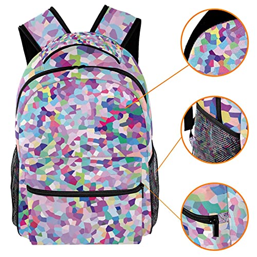 Sac à dos imprimé floral multicolore au style décontracté unique