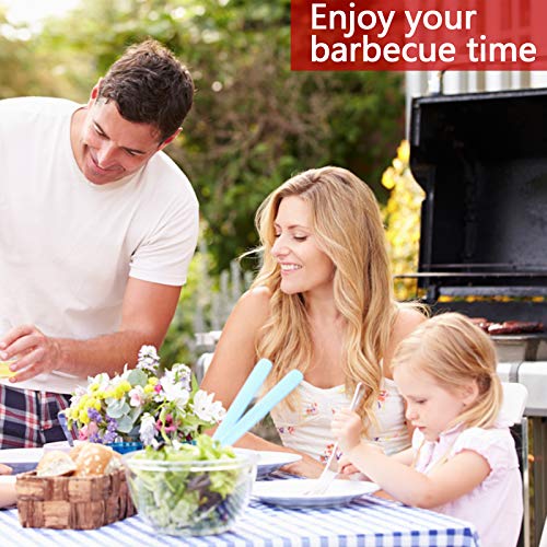 Hongso 18 3/16" Polished Porcelain Coated Cast Iron Gas Grill Grates For Char-Broil Signature 463675517 Cabinet 350 2-Burner Gas Grill In Black/Stainless Steel, Enamel Coating Grill Grids #TOP6