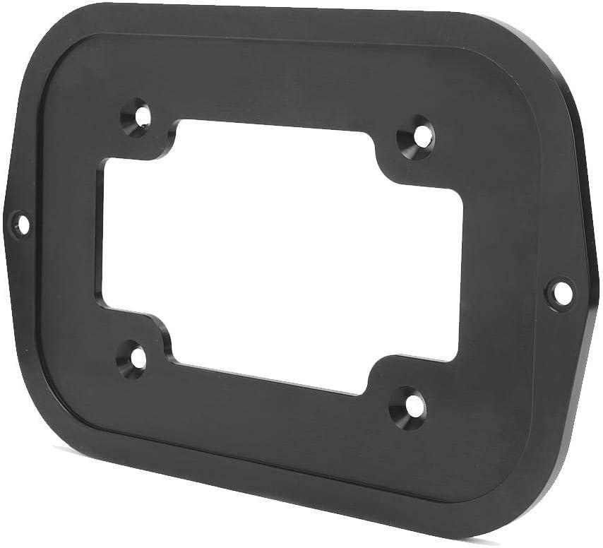 Acouto Battery Tray, Aluminum Alloy Battery Tray Mounting Bracket Car Modiifed Accessory(Black)