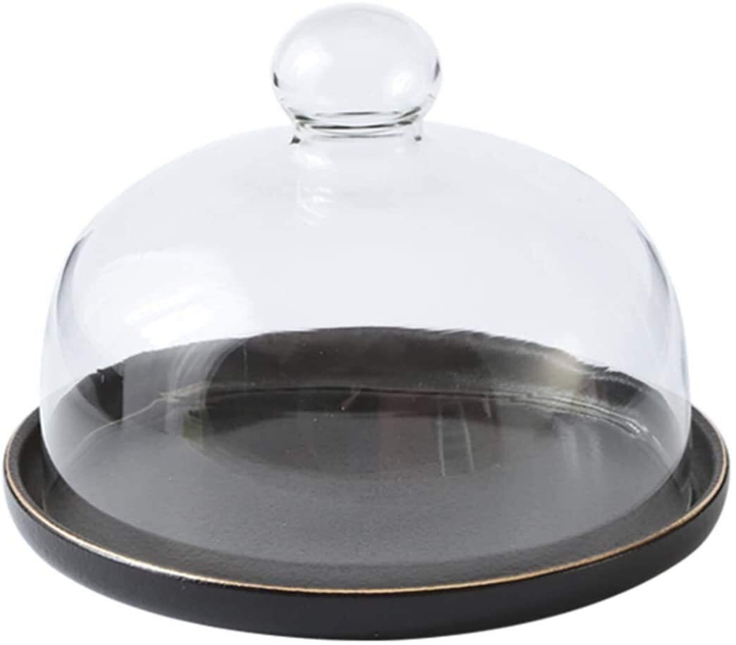 Home Cupola per Torta Multifunzionale e Vassoio Cupola per Formaggio e Insalata Scatola per la conservazione degli Alimenti Piatto per degustazione di Prodotti da Forno (Dimensioni: 15 cm) (20 cm)