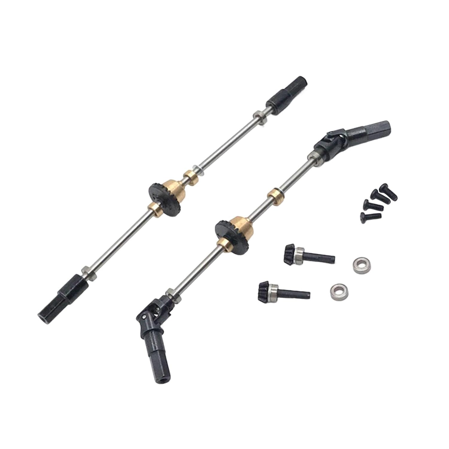 UJEAVETTE® 1/12 Rc Model Car Differential Gear Drive Shaft for Rc