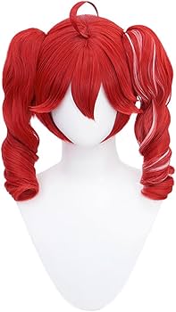 Amazon.co.jp: 重音テト ウィッグ かつら コスプレウィッグ レッド