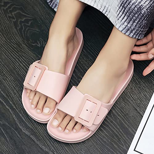 Image of L LOUBIT Cloud Slides for Women with Arch Support Pillow Soft Recovery Sandals Lightweight Summer Beach Slippers Non-Slip Shower Shoes