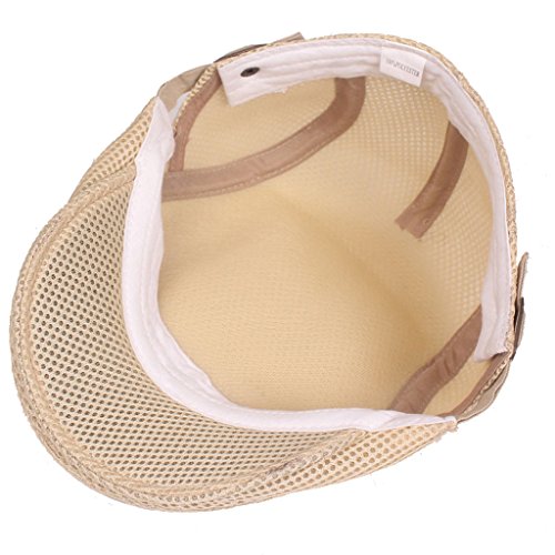 jackyee-Mesh-Cap-Male-et-Female-Beret-Beige-Mens-Respirant-Mesh-Summer-Duckbill-Chapeau-Newsboy-Beret-Ivy-Cap-Cabbie-Flat-Soft