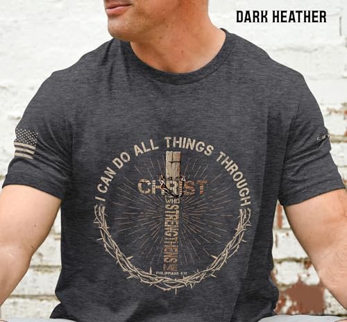 I Can Do All Things Through Christ Shirt, Jesus Shirts for Men, Christian Shirts for Men 23