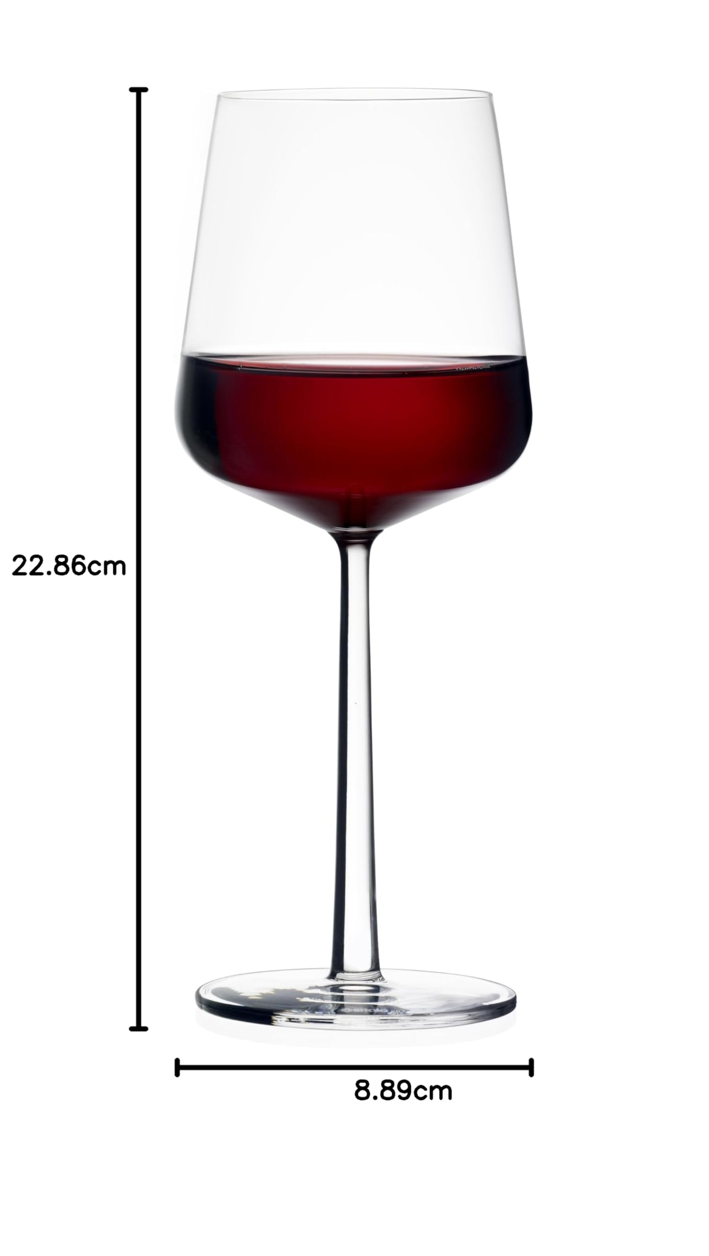 Iittala Essence Rotweingläser, transparent, 4 Stück