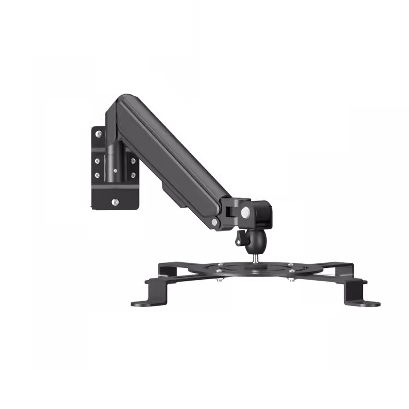 YNBSHGAA Projector Stand Projector Bracket Folding Hanging Bracket Wall Mounted Hanging Bracket Universal Telescopic Rotating Projector Bracket Projector Bracket Mount,Black-Single section