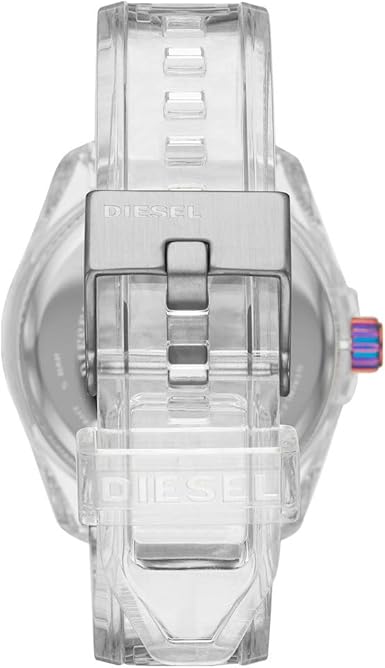 Montre Diesel MS9 pour hommes à trois aiguilles, taille du boîtier de 44  mm, montre en acier inoxydable : Amazon.fr: Mode