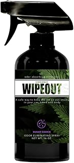 Chronic Wipeout Smoke Odor Eliminator Spray For Strong Odor - Highly Effective for Deodorizing Homes, Clothes, Cars, Office, Hands, & Hair from Smoke Smells - 1 16 oz Bottle Sugar Cookie Fragrance