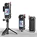 Coyktonty Camera Expansion Cage+Silicon Lens Protector for Insta360 X4,Ultra-Expandable with 1/4 Threaded Hole Dual Cold Shoe Mount for cinematography VLOG Video