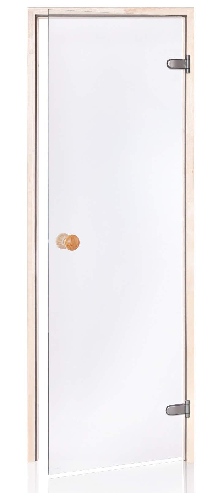 AD Standart porte de sauna, Taille d ’ouverture: 60 x 190 / 70 x 190 / 70 x 200; Couleur du verre: Transparent ou Bronze; Matériel de cadre: tremble ou aulne