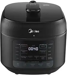 Panela de Pressão Elétrica 5L NutriPro Preta Midea 127V