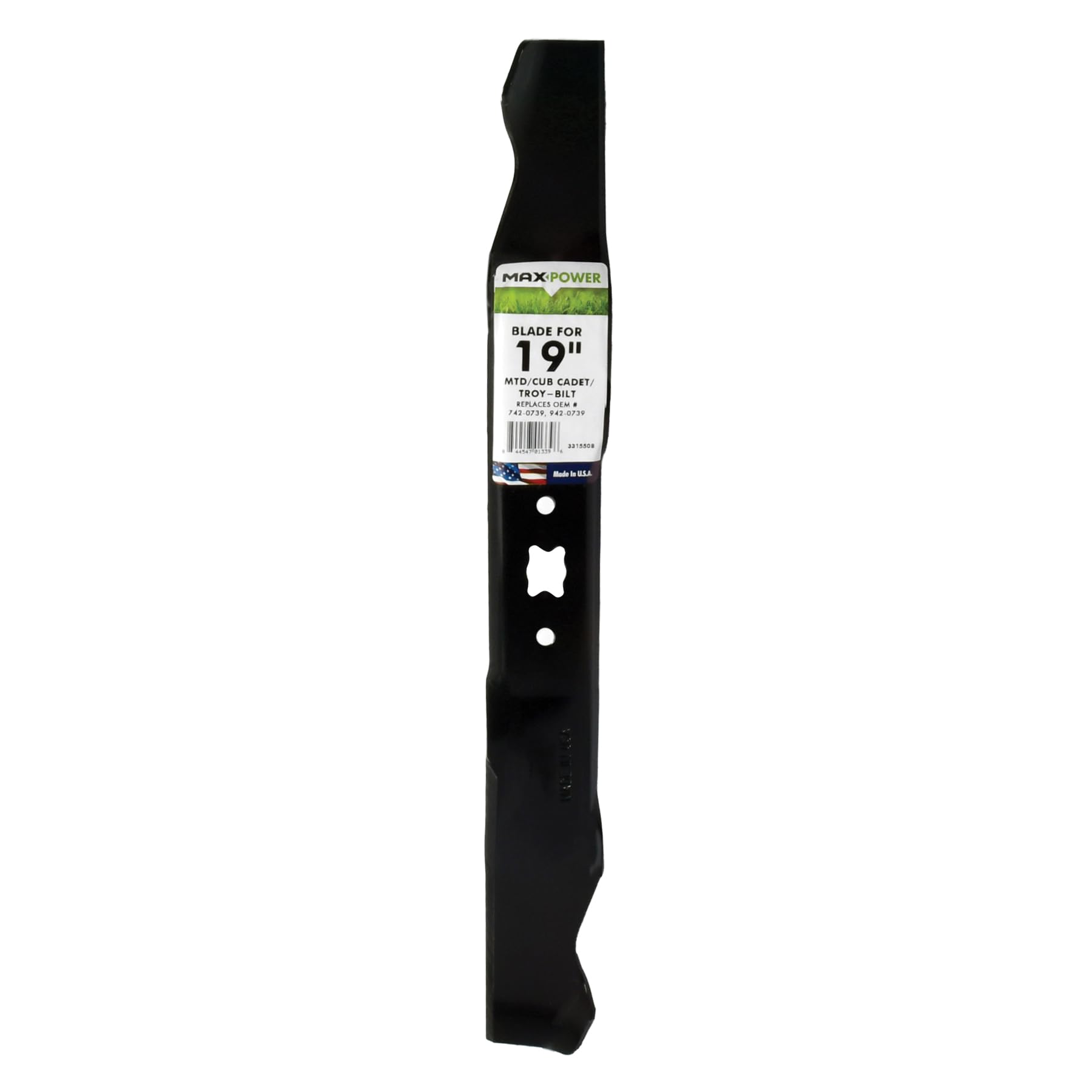 Amazon.com : Maxpower Mower Blade for 19 in. Cut MTD, Cub