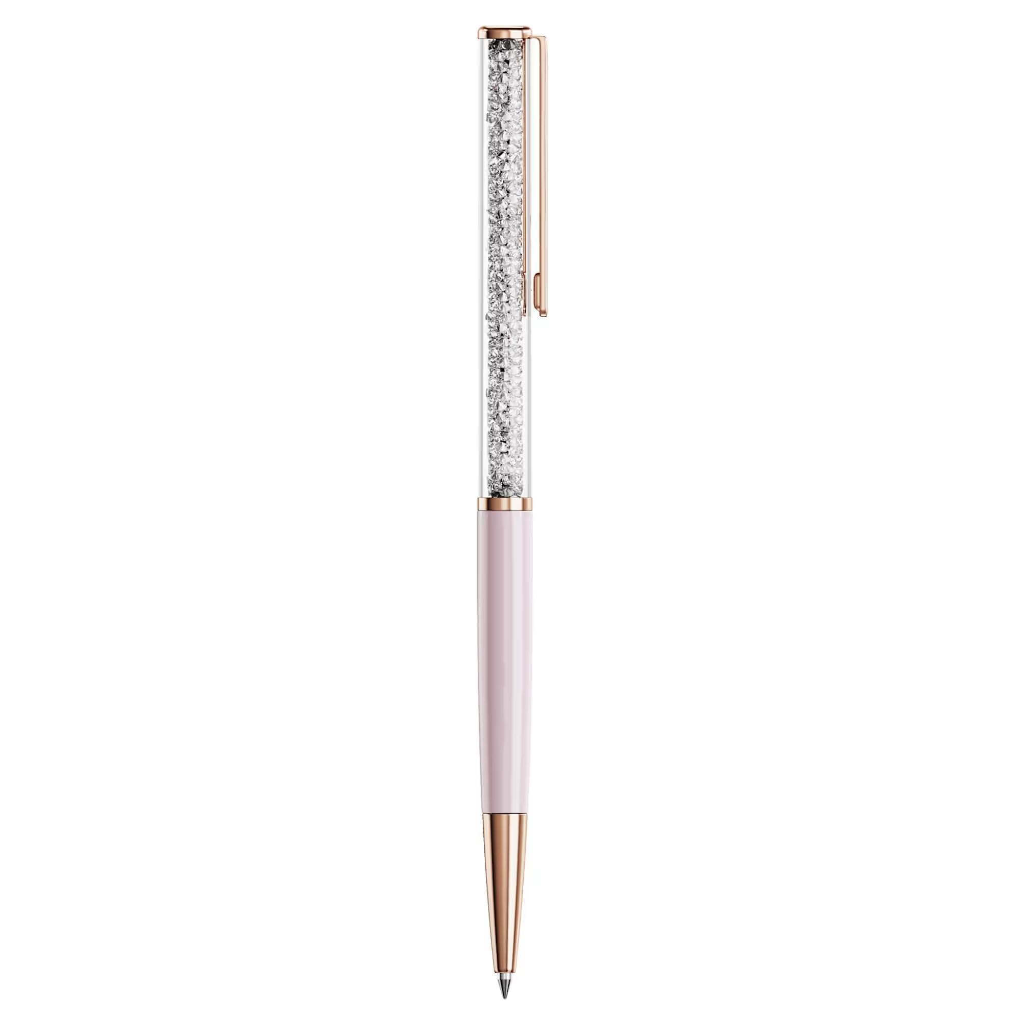 Swarovski Crystalline Silk ballpoint pen Pink Pink lacquered Rose gold-tone finish — view 2