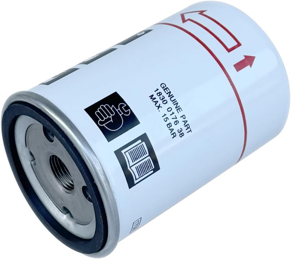 1830017638 Oil Filter Compatible with Air Compressor G2FF G4FF G5FF, Replacement Part 1837004356