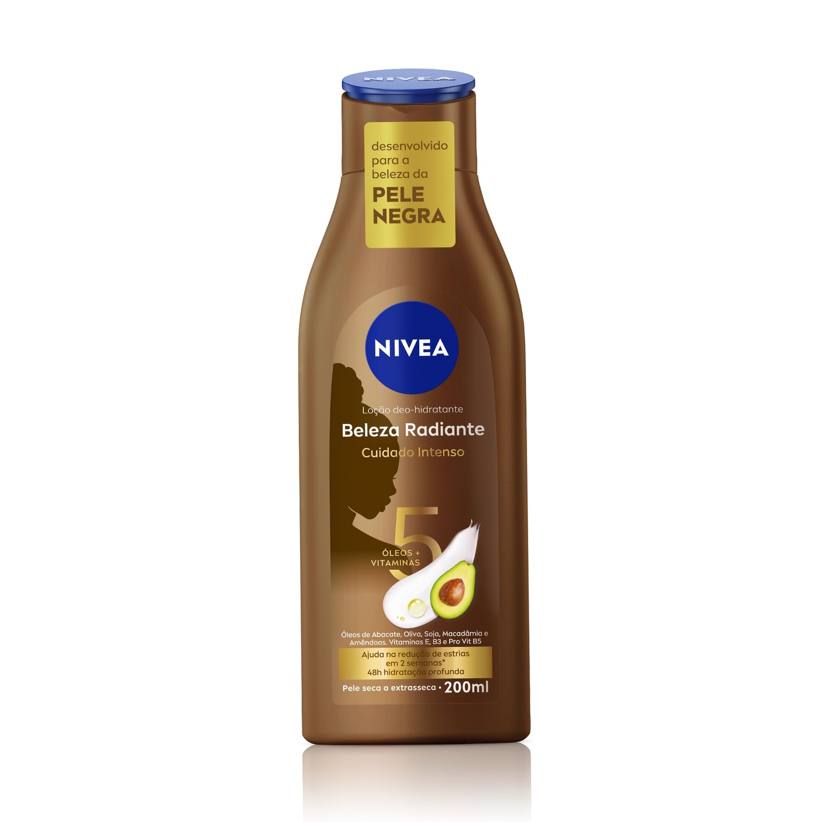 NIVEA Hidratante Desodorante Beleza Radiante Cuidado Intenso 200ml
