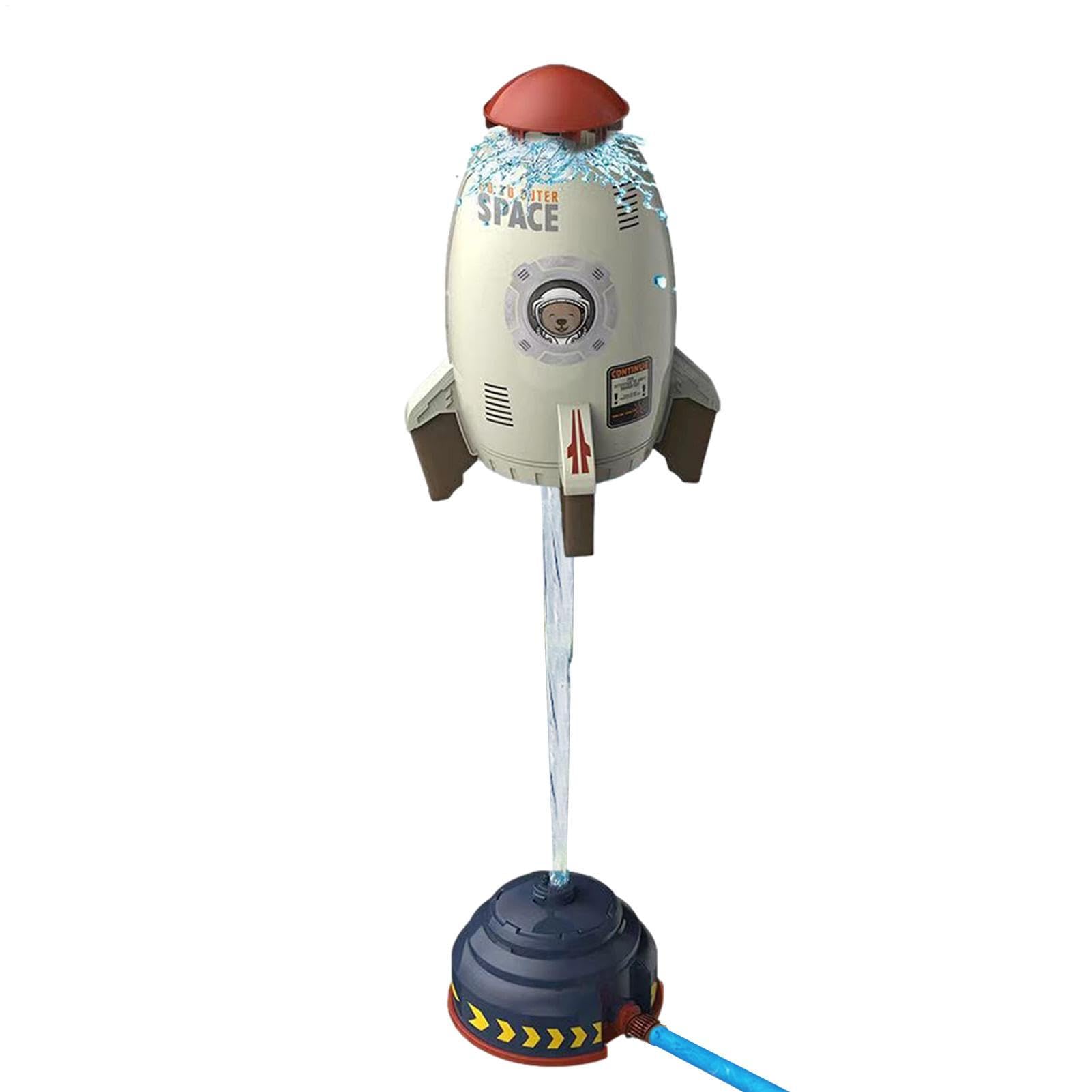 Waters Rocket Launcher, Waters Rocket Sprinkler for Kids, Kids Rockets Launcher Toy, Funny Water Powered Rockets Toy for Backyard, Summer Water Toys for Boy Girls Ages 3-12