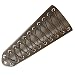 LOLIAS Leather Gauntlet for Men Women Wristband Wide Bracer Arm Armor Cuff,Brown