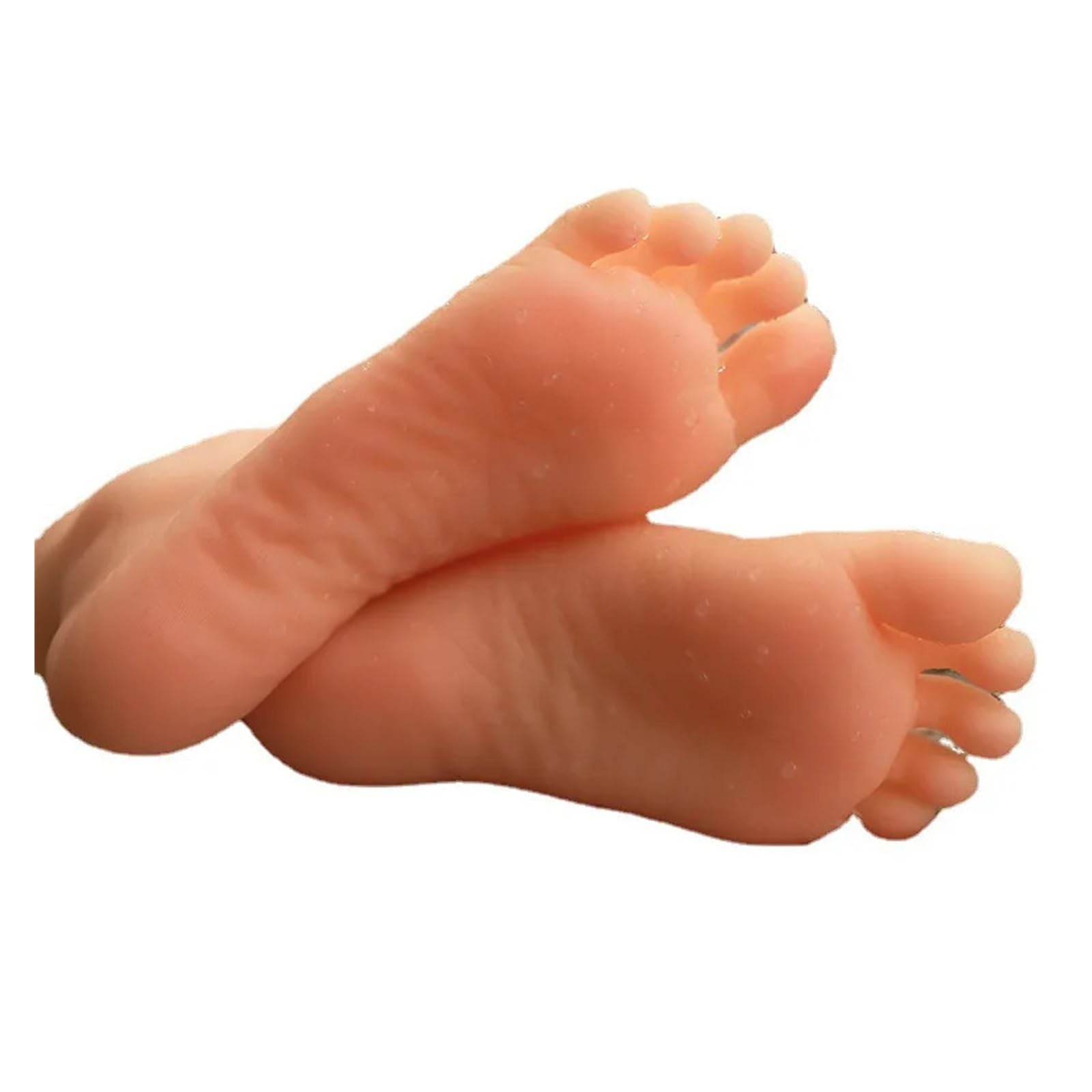 18CM dziewczyna stopy Model symulacja stóp zdjęcie masaż paznokci praktyka silikonowe pończochy Manicure TPE H30(Wheat Toes bone left)