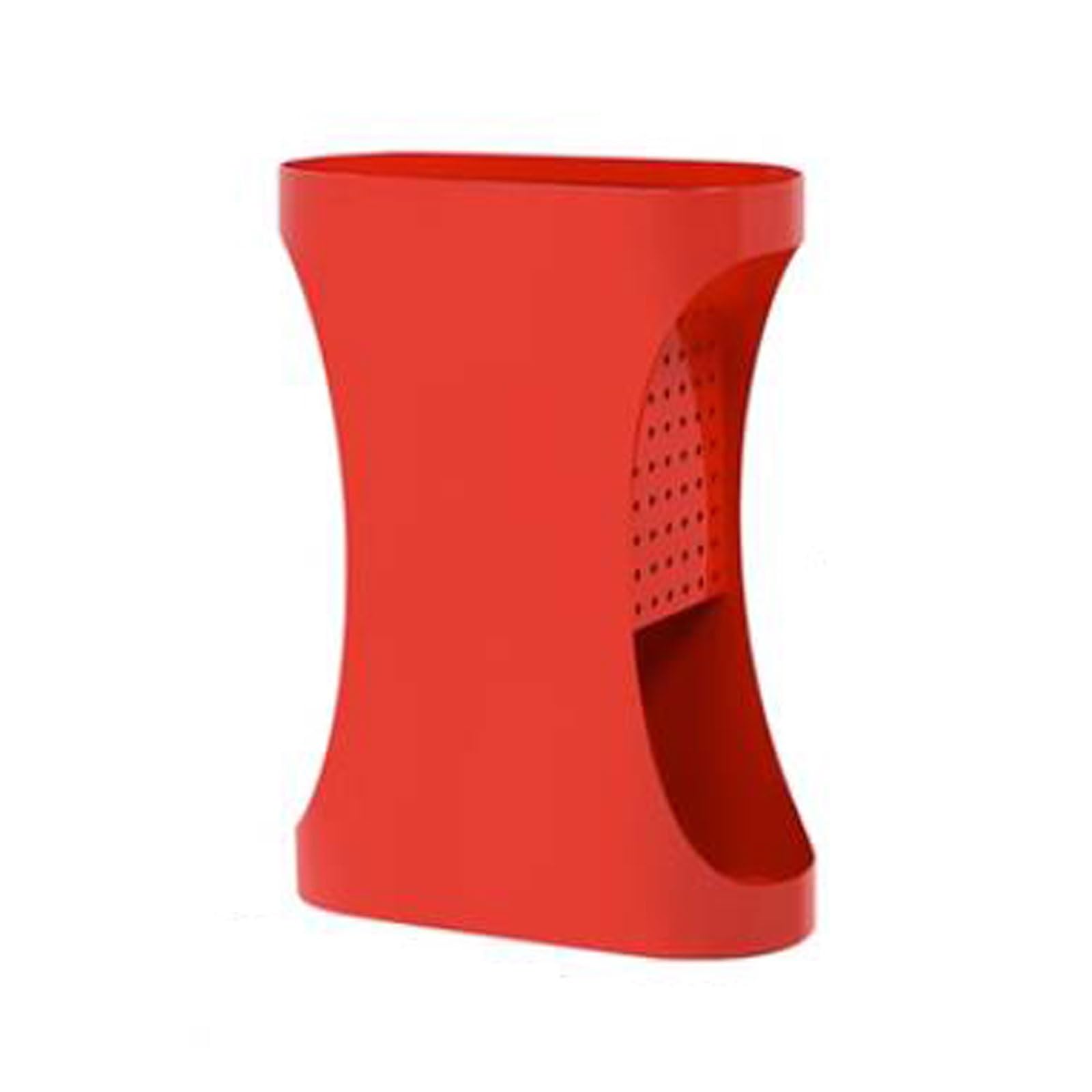 SONGYL-20249 Umbrella Stand Front Door Umbrella Rack Stand, Metal Holder Bucket for Long Umbrellas Entryway(Red)