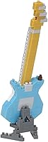 Vista 3 de nanoblock - Instruments - Electric Guitar Pastel Blue, Collection Series Building Kit Guitarra Eléctrica Pastle