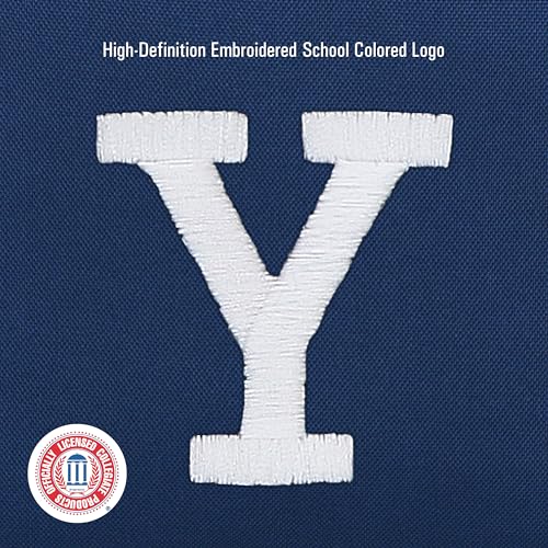 Image of JanSport NCAA Officially Licensed Backpack, Yale Bulldogs, Superbreak Plus with Padded 15'' Laptop Sleeve, Spacious Computer Bag for Men & Women, Durable Daypack with Bottle Pocket, Navy