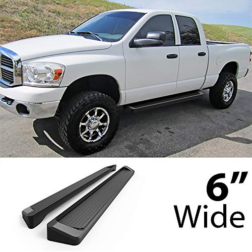 Estribos negros HD Ridez Running Board 6" compatibles Dodge Ram miniatura 2