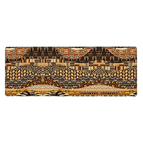 Tapis de souris de jeu patchwork africain pour protéger le bureau et décorer
