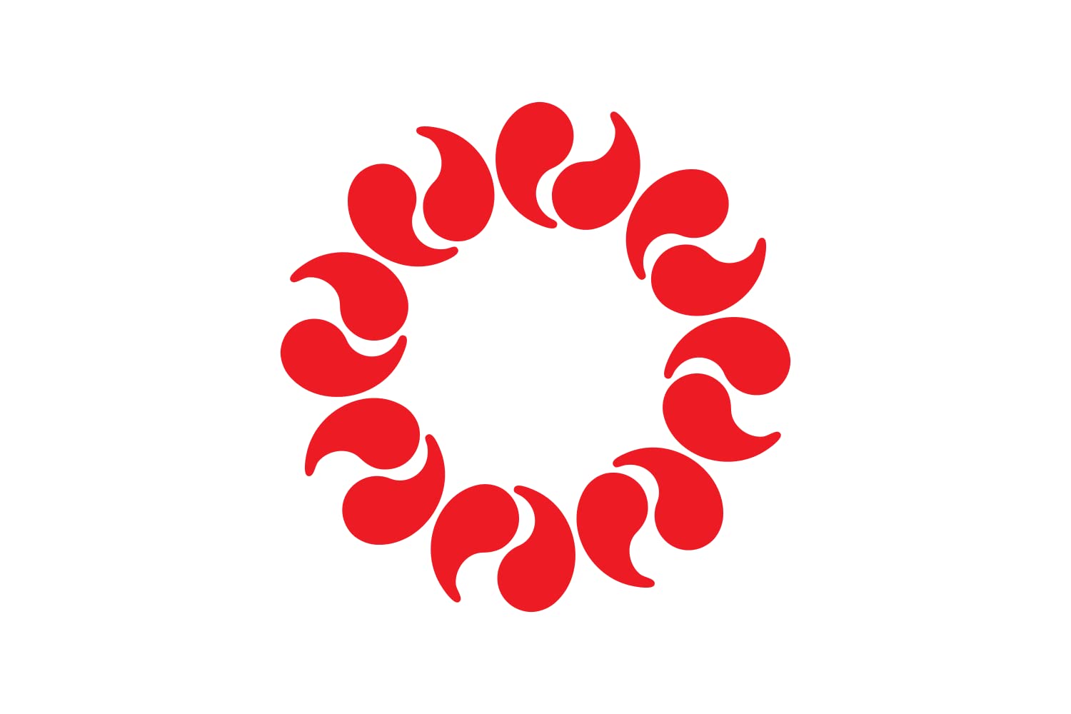 Drapeau Saitama Prefecture grand format 90x150cm tissu polyester pour mât extérieur