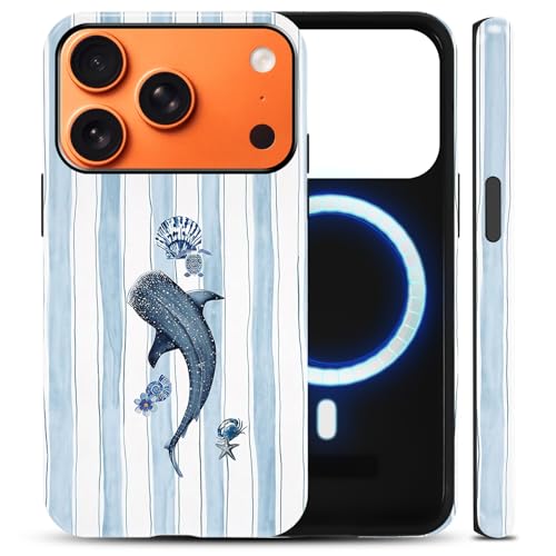 Coque iPhone 17 Pro Max baleine azur pour vos vacances à la plage et mer