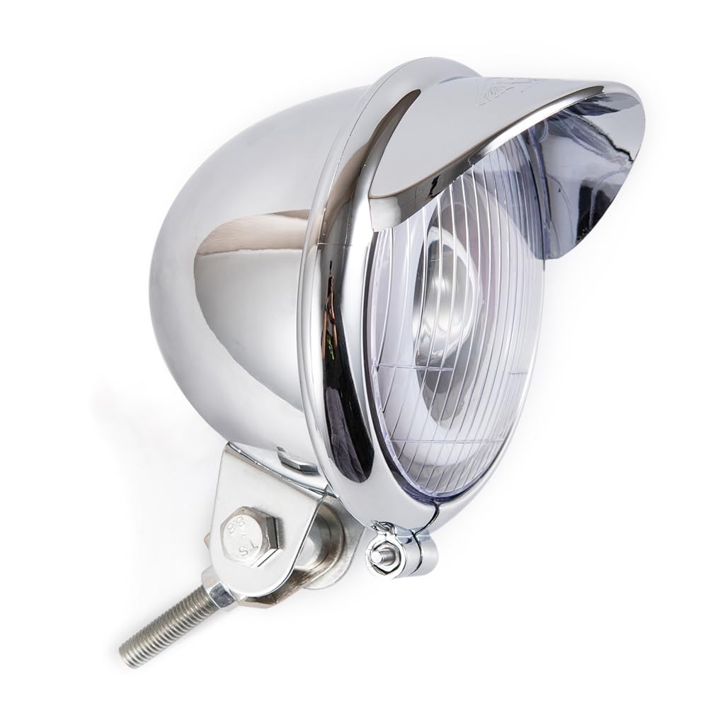2 Pieces Phares Supplementaires a LED Pour Moto Phares Antibrouillard Universels Pour Motos Compatibles avec Les Choppers les bobbers les Cruisers Les Cafe Racers les Quads et les SUV