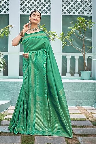Image of Glory Sarees Women's Banarasi Silk Saree With Blouse Piece (Premium Silk107 Parent)