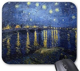 ゴッホ『 ローヌ川の星月夜 』のマウスパッド:フォトパッド(世界の名画シリーズ) (A)