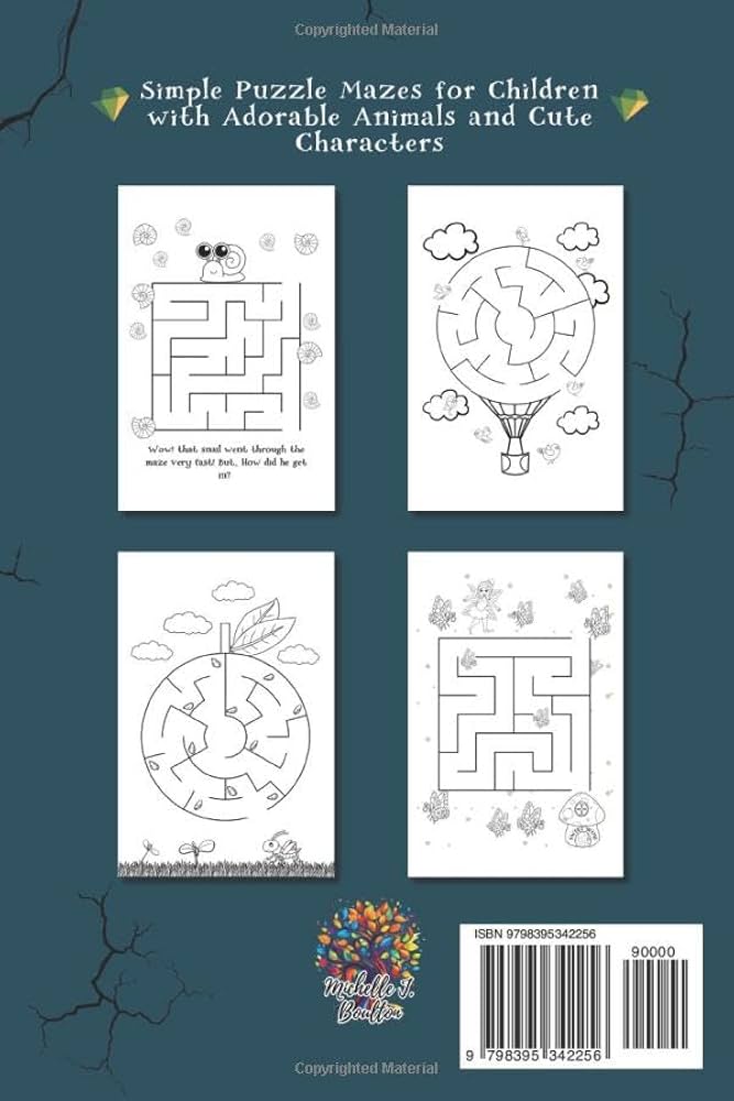easy-mazes-for-kids-preschoolers-a-fun-activity-book-for-3-and-4-year-old-boys-and-girls-simple-puzzle-mazes-for-children-with-adorable-animals-and-cute-characters-boulton-michelle-j for Free Printable Maze Worksheets For Kindergarten Easy Mazes for Kids (Preschoolers), A Fun Activity Book for 3 and 4 Year Old Boys and Girls: Simple Puzzle Mazes for Children with Adorable Animals and Cute Characters: Boulton, Michelle J.: for Free Printable Maze Worksheets For Kindergarten