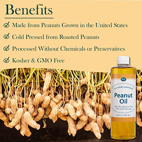 image for Baar Expeller, Cold Pressed Peanut Oil from Roasted Peanuts Grown in T