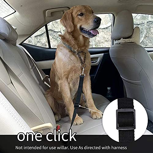 Miniatura 6 de Cinturón De Seguridad De Coche Para Perros, Arnés Del Cinturón De Nylon Ajustable Universal Para Trasportar Mascotas Más Duradero Versión Mejorada