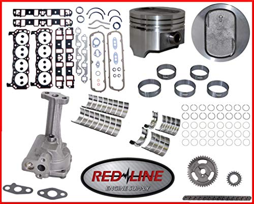 Engine Rebuild Overhaul Kit Fits 1977-1983 Ford 351 351w 5.8l Ohv V8 16v Wind...