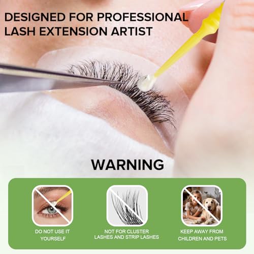 lashmate Eyelash Extension Remover, Makeup Lash Gel Remover Fast Action Dissolves Strong Glue with Low Odor, Gel Liquid Eyelash Remover for Sensitive Skin(15ml) - Thumbnail 6