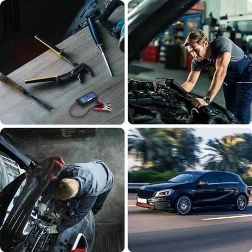 ANSMANN 4000002 Power Check Kfz-Batterietester / Professionelles Testgerät für 12V Autobatterien / Ideal für Autofahrer und Service-Werkstatt / Zur Überprüfung von Ladezustand & Batterie-Belastbarkeit