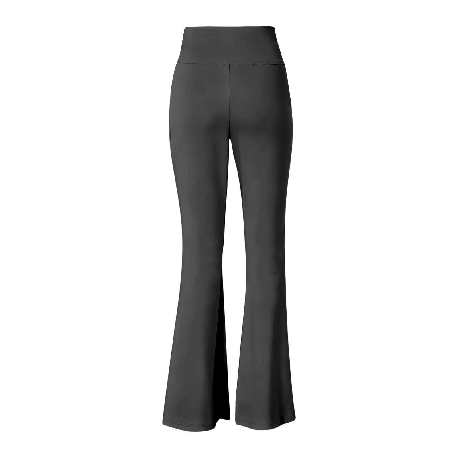 Leggings da yoga da donna, look pulito, pantaloni sportivi a vita alta, leggermente svasati, vestibilità comoda, per allenamento in palestra, movimento, uso casual