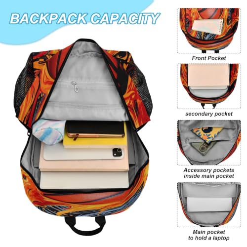 Sac à dos basket durable avec kit repas isotherme haute résistance