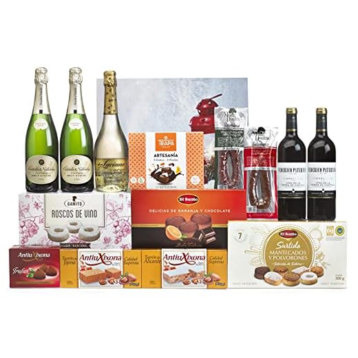 Lote Regalo Cesta de Navidad 2020 Gourmet · Regalo Personal o de Empresa · Agradecimiento Navideño. Incluye Opcionalmente Tarjeta Dedicada y Personalizada (Lote 03)