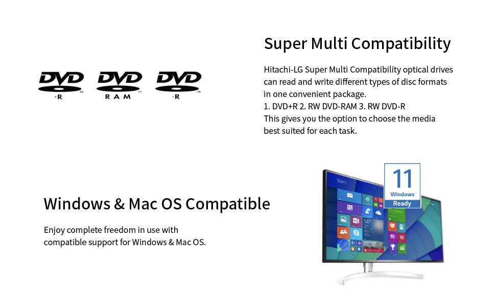 Image of LG Electronics DVDRW (R DL) / DVD-RAM Drive - External, Gold (GP65NG78)