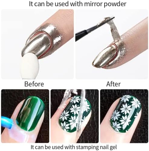 Liquid Latex Nails Peel Off, Liquid Latex For Nail Art Skin Barrier Protector for Gel Polish Fast Drying Odorless Cuticle Base Coat Nail Polish Guard Liquid Tape Protector-6ML