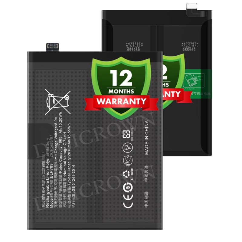 Image of Original BLP789 Battery Compatible for Oppo Reno 4 5G (CPH2091, PDPM00, PDPT00) - (4000mAh) - 1 Year Warranty DF7