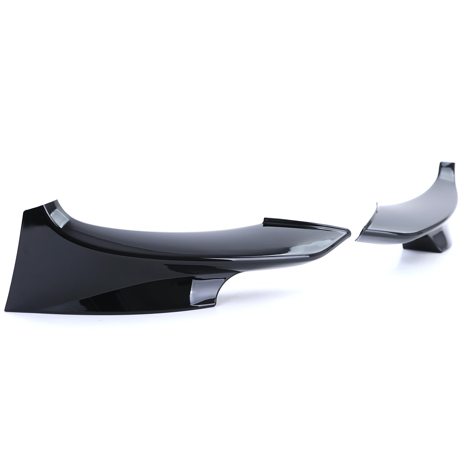 Front Flaps Spoiler Splitter Schwarz Glanz passend für 3er BMW E92 E93 10-13