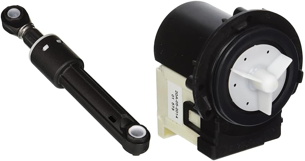 LG 383EER3001V Genuine OEM Shock Absorber for LG Washing Machines and LG 4681EA2001T Genuine OEM Drain Pump Assembly for LG Washing Machines