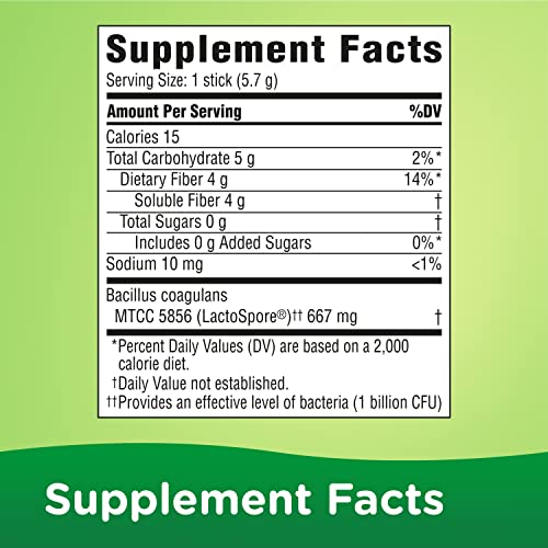 Benefiber Advanced Digestive Health Prebiotic Fiber Supplement Powder With Probiotics For Digestive Health, Low Fodmap – 15 Sticks (3.0 Ounces) #TOP6